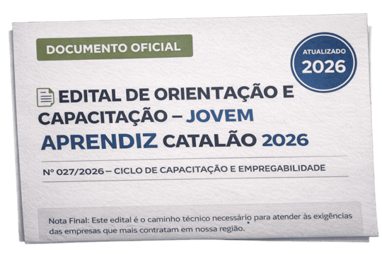 Edital Jovem Aprendiz Catalão 2026